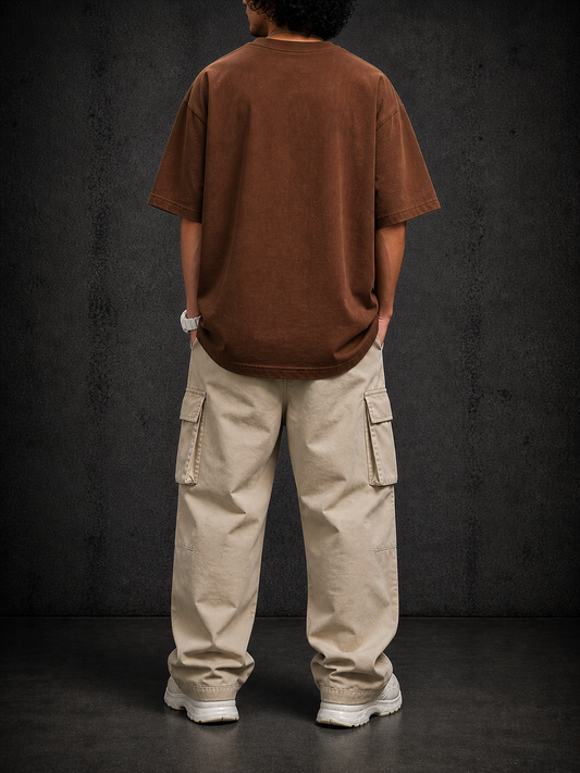 BJRNG 11:11 Oversized Half Sleeve Tee