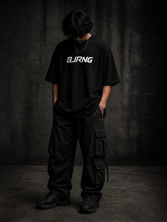 BJRNG Bajrangbali Oversized Half Sleeve Tee