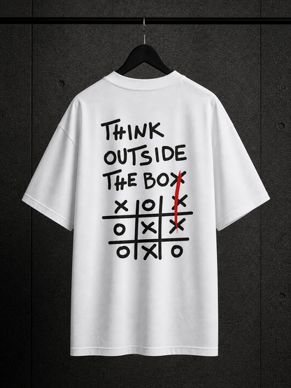 BJRNG Think Outside The Box Oversized Half Sleeve Tee