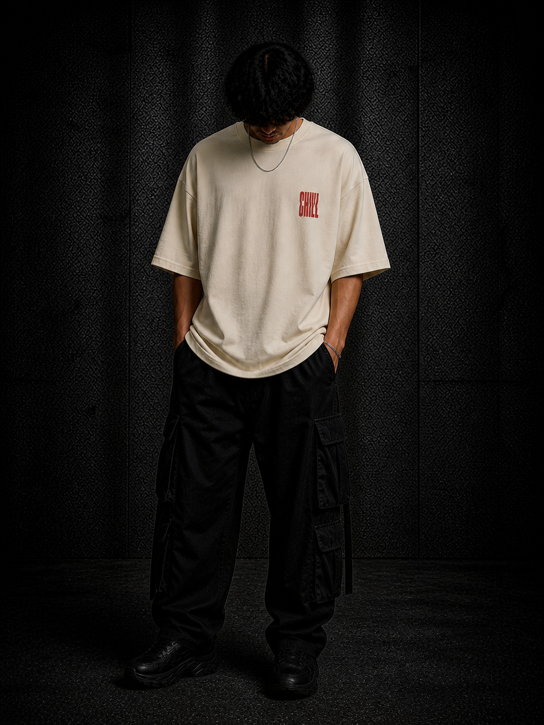 BJRNG Chill Oversized Half Sleeve Tee