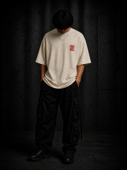 BJRNG Chill Oversized Half Sleeve Tee