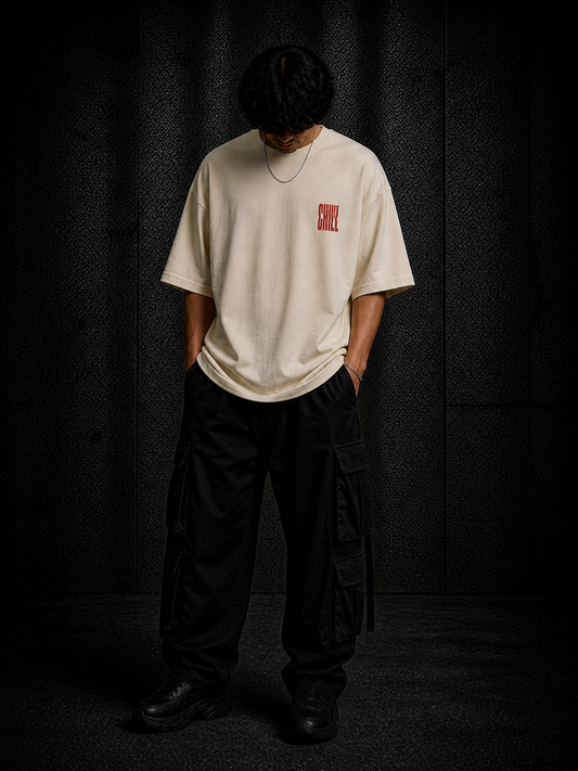 BJRNG Chill Oversized Half Sleeve Tee