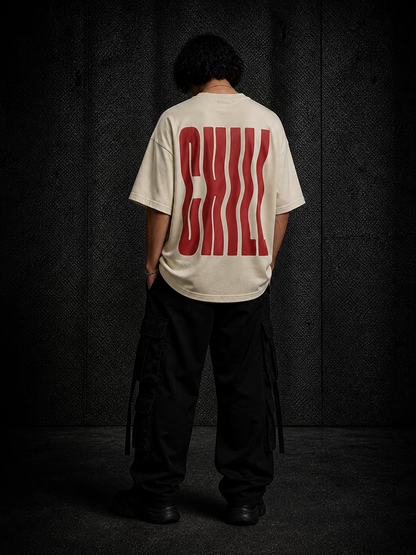 BJRNG Chill Oversized Half Sleeve Tee