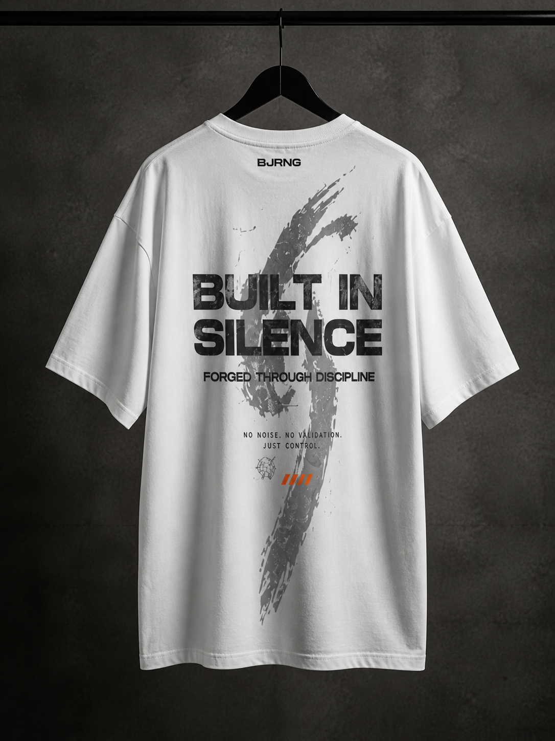 BJRNG Built In Silence Oversized Half Sleeve Tee