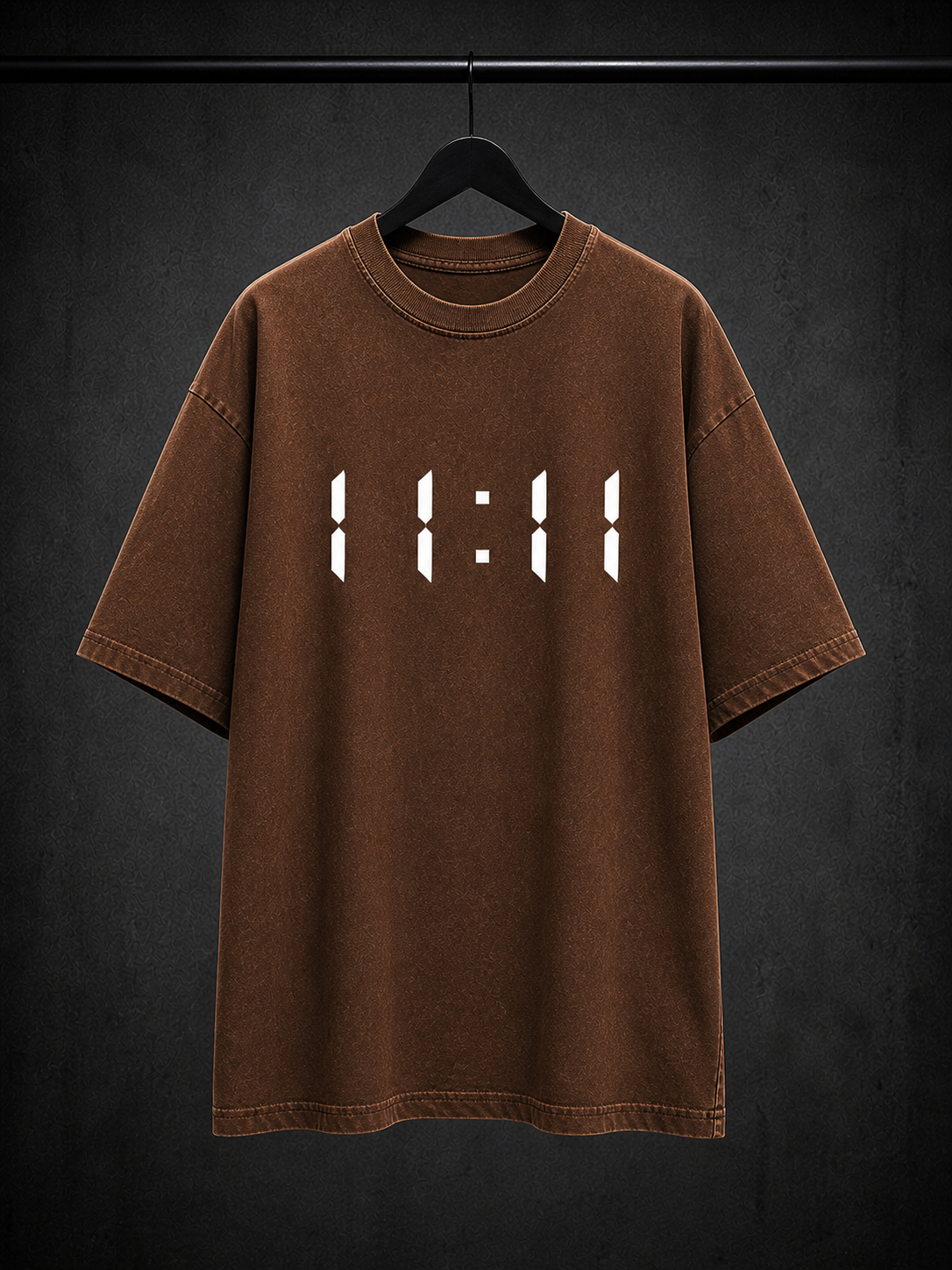 BJRNG 11:11 Oversized Half Sleeve Tee