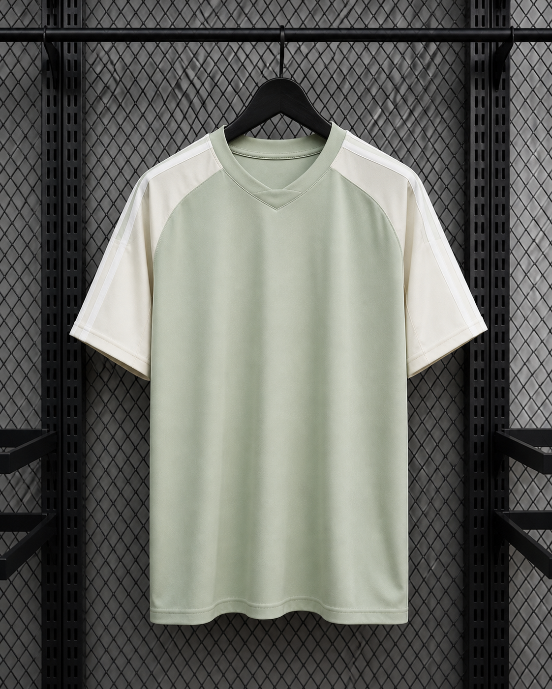 BJRNG Green Oversized Half Sleeve Tee