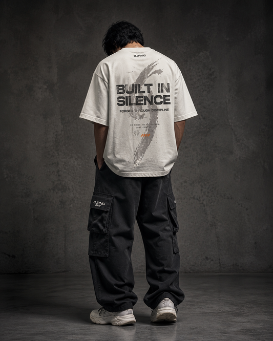 BJRNG Built In Silence Oversized Half Sleeve Tee