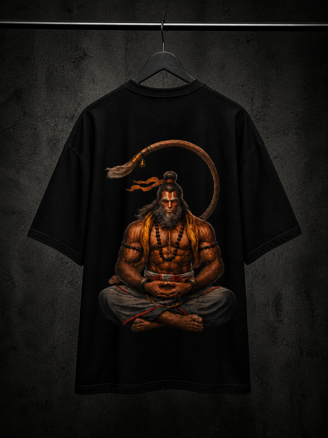 BJRNG Bajrangbali Oversized Half Sleeve Tee