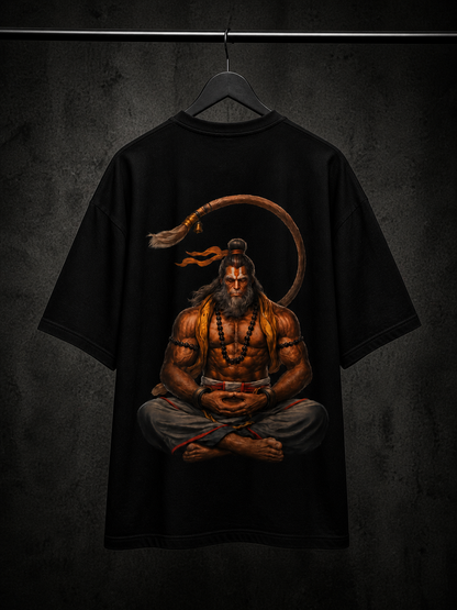 BJRNG Bajrangbali Oversized Half Sleeve Tee